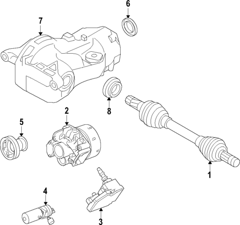 Differential for 2013 Volvo S60 #1