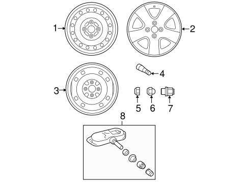 FRONT SUSPENSION/WHEELS for 2009 Toyota Yaris #1