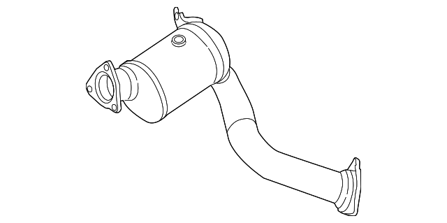 958-113-027-05 CONVERTER & PIPE, LEFT