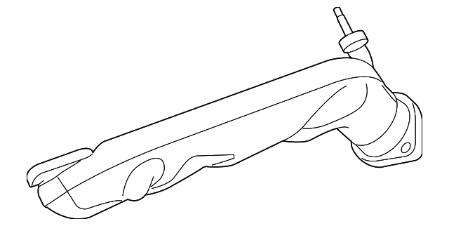 LR010834 Деталь EXHAUST MANIFOLD, RIGHT