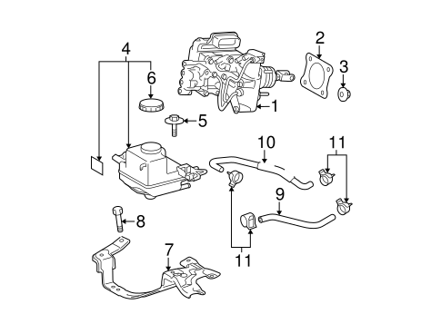 BRAKES/HYDRAULIC SYSTEM for 2010 Toyota Prius #2