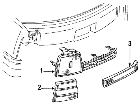 Cutlass Ciera BACKUP & TAIL LAMPS