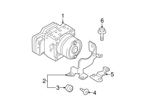 ABS Components for 2007 Kia Spectra #0