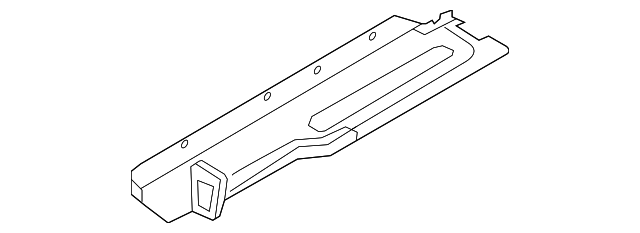 2T1Z-6111250-A Деталь FLOOR EXTN, RIGHT