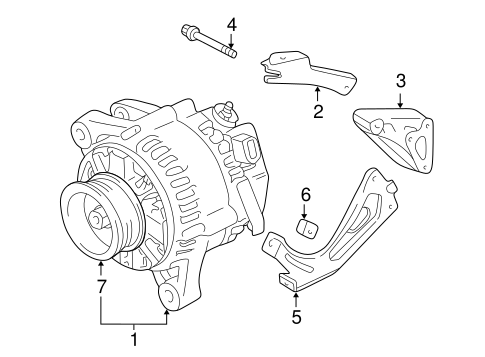 ELECTRICAL/ALTERNATOR for 2008 Toyota Solara #1