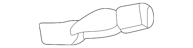 XW4Z5460044AAA Деталь BUCKLE END, RIGHT
