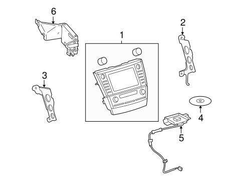 ELECTRICAL/NAVIGATION SYSTEM COMPONENTS for 2009 Toyota Venza #1