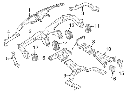 Body/Ducts for 2016 Ford F-150 #1