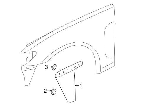 XF EXTERIOR TRIM - FENDER