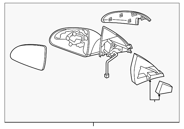 20833068 Деталь MIRROR ASSY, RIGHT