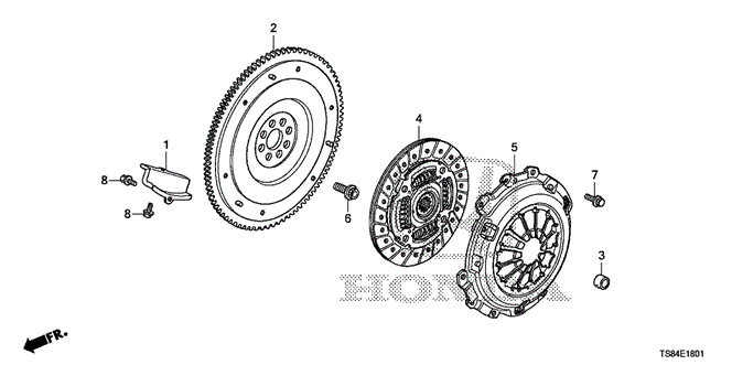 ENGINE/CLUTCH (2.4L) for 2012 Honda CIVIC COUPE #1