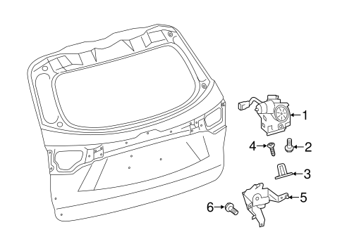 BODY/LOCK & HARDWARE for 2014 Toyota Highlander #3