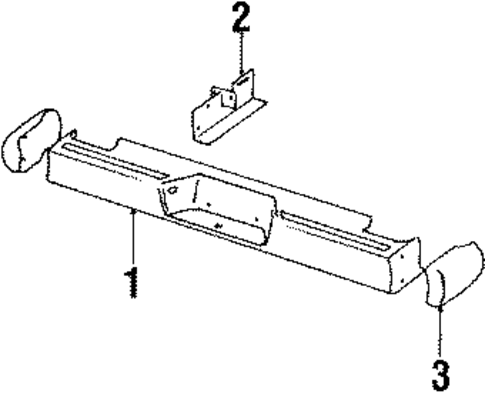 Grand Wagoneer BUMPER ASSEMBLY - REAR 2