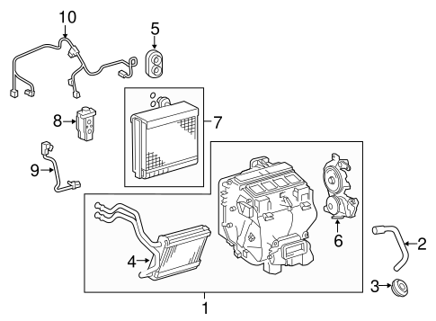 HVAC/CONDENSER, COMPRESSOR & LINES for 2014 Toyota Camry #3