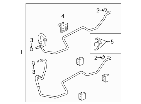 XF TRANS OIL COOLER LINES