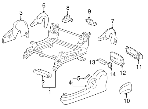 Body/Tracks & Components for 2002 Toyota Solara #2