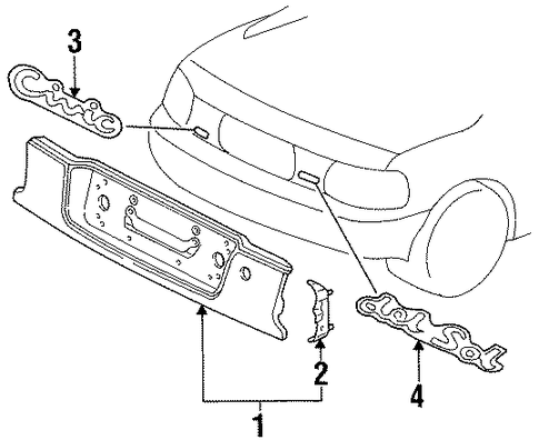 OEM Honda 75765-SR2-A02ZF - Decal OEM Honda 75765-SR2-A02ZF - Decal