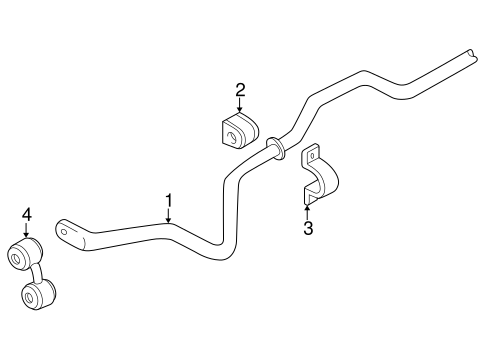Stabilizer Bar & Components for 2000 Volkswagen Passat #0