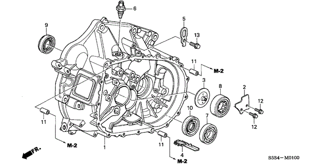 Transmission - Manual/MT Clutch Case for 2003 Honda CIVIC HATCHBACK #1