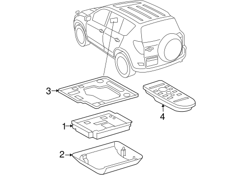 ELECTRICAL/ENTERTAINMENT SYSTEM COMPONENTS for 2007 Toyota RAV4 #1