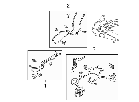 HVAC/REAR AC LINES for 2014 Toyota Sienna #1