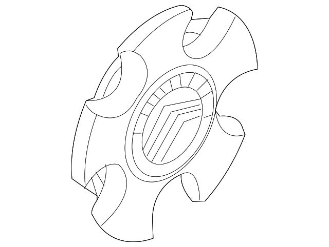 8N7Z-1130-A CENTER CAP