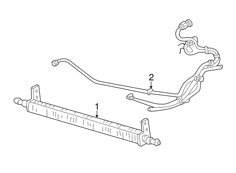 Sable POWER STEERING OIL COOLER 2