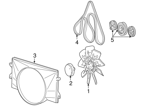 Belts & Pulleys for 2006 Ford E-350 Super Duty #0