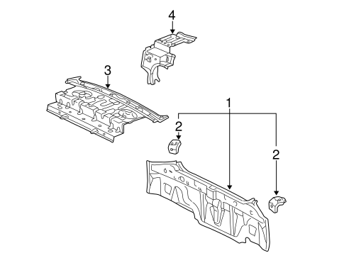 BODY/REAR BODY for 2007 Toyota Corolla #1