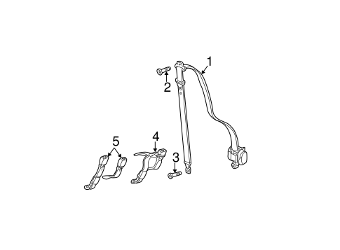 Yukon REAR SEAT BELTS 2