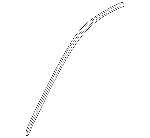XR856625 Деталь WINDOW MOLDING, LEFT