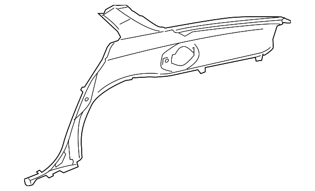 C2C7477 QUARTER PANEL, LEFT