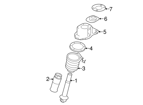Rear Suspension/Struts & Components for 2005 Ford Five Hundred #2