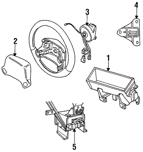 New Yorker AIR BAG COMPONENTS