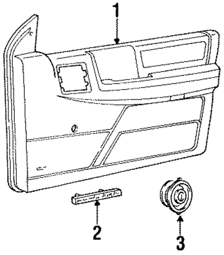 Grand Cherokee INTERIOR TRIM - FRONT DOOR