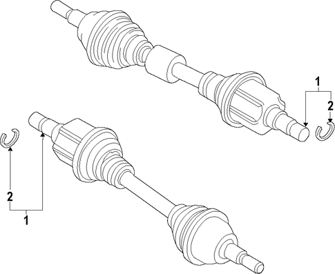 Focus AXLE SHAFTS & JOINTS