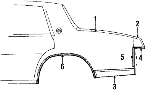 Bonneville QUARTER PANEL