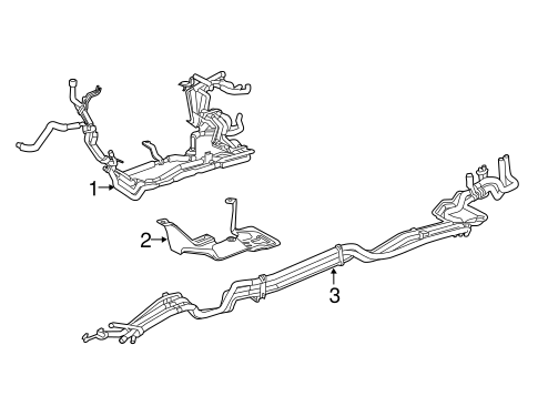 HVAC/Rear AC Lines for 2016 Toyota Highlander #1