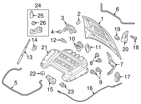 Panamera HOOD & COMPONENTS