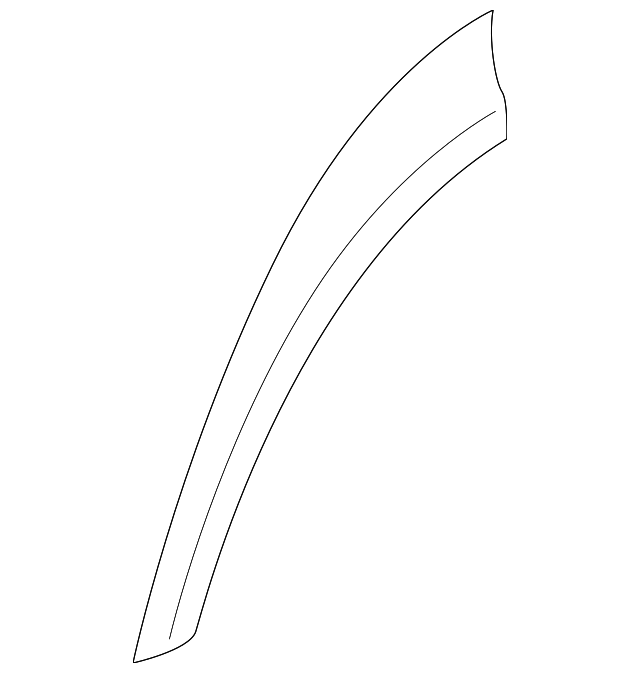 DFK500070PMA Деталь WHEEL FLARE, LEFT