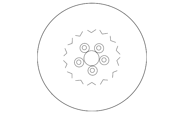 3W1Z1007AA Деталь WHEEL, ALLOY