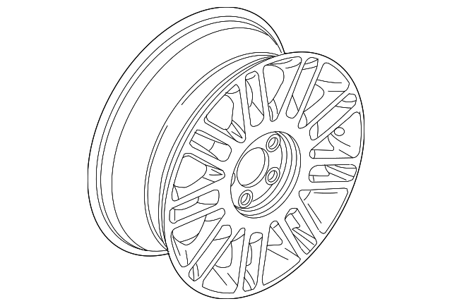 3W1Z1007CA Деталь WHEEL, ALLOY