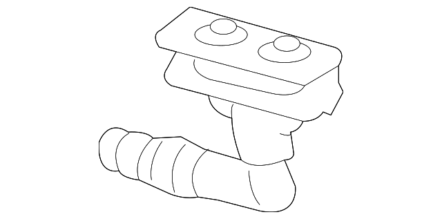 DNJ500170 Деталь WASHER NOZZLE, LEFT