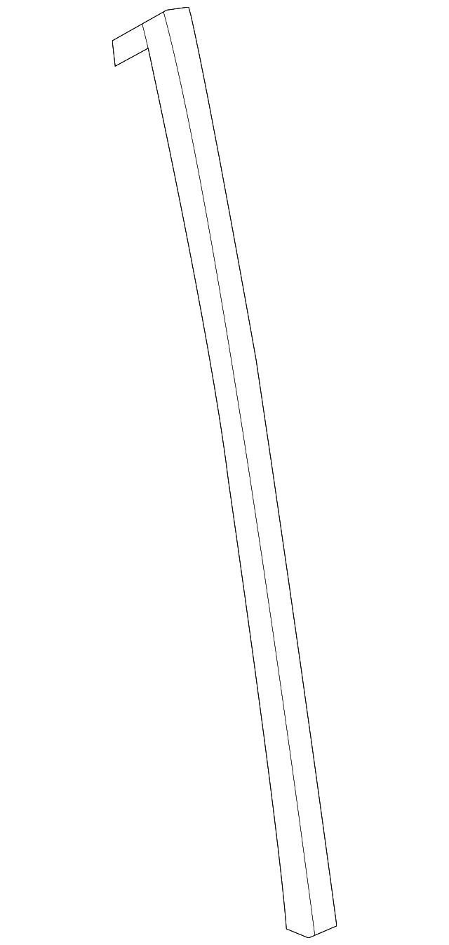 DT1Z-9929796-G Деталь WINDOW MOLDING, RIGHT