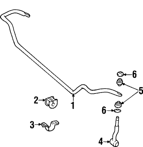 Cherokee STABILIZER BAR & COMPONENTS 2