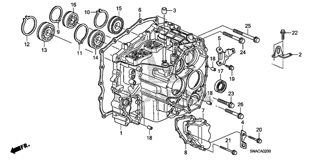 TRANSMISSION - AUTOMATIC/AT TRANSMISSION CASE for 2011 Honda CIVIC SEDAN #1