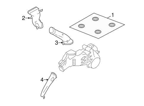 Body/Ducts for 2006 Ford Freestyle #1