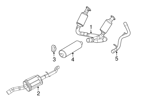 Dakota EXHAUST COMPONENTS