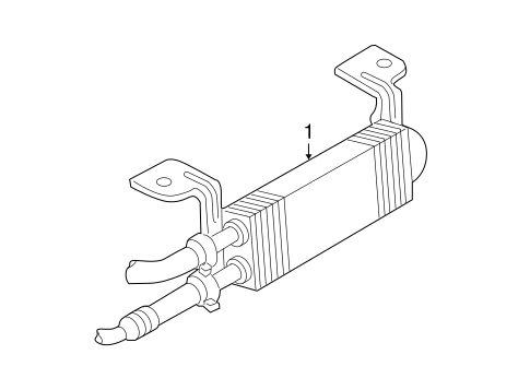 Cooling System/Power Steering Oil Cooler for 2005 Ford Ranger #1