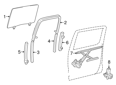 BODY/REAR DOOR for 2016 Toyota Tacoma #1
